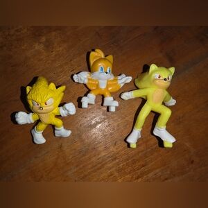 2022 McDonald's Happy Meal Toy * Sonic The Hedgehog Lot Of 3 + Tails